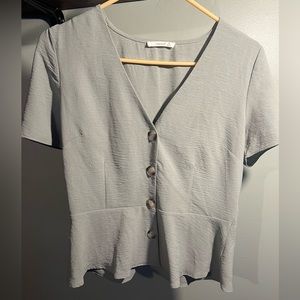 Sage Green Button Up